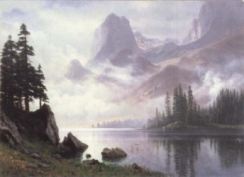 Albert Bierstadt Mountain of the Mist France oil painting art